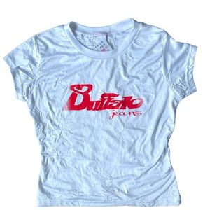 2for$38 Buffalo women’s crop T-shirt white size L